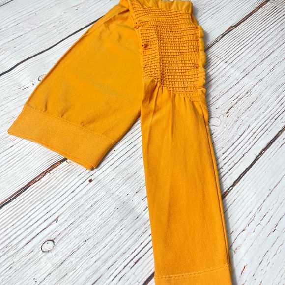 Ruched mustard yellow legging s/m - Picture 4 of 5